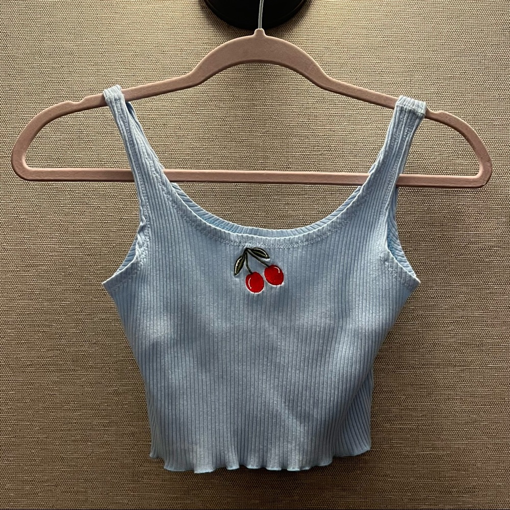 blue cherry top.